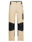 Preview: James+Nicholson Workwear Pants -STRONG- Steingrau/Schwarz