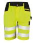 Mobile Preview: Result - Safety Cargo Shorts Fluorescent Yellow