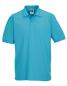 Preview: Russell Mens Classic Cotton Polo Turquoise