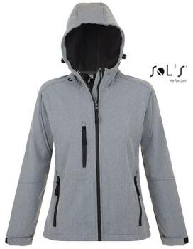 Damen-Softshelljacke mit Kapuze Replay