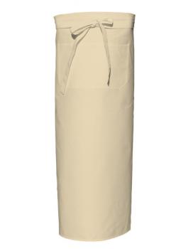 Natural Bistro Apron XL with Front Pocket