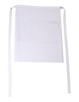 White Bistroschürze Roma Bag 50 x 78 cm