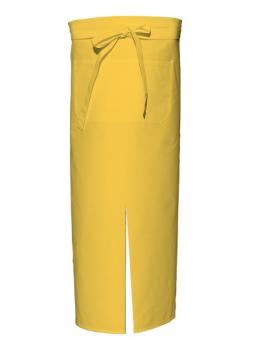 Yellow Bistro Apron with Split and Front Pocket