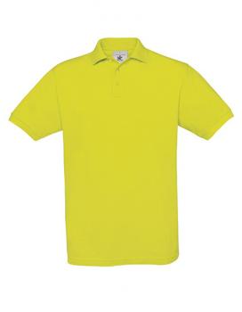 B&C Safran Poloshirt Herren Pixel Lime