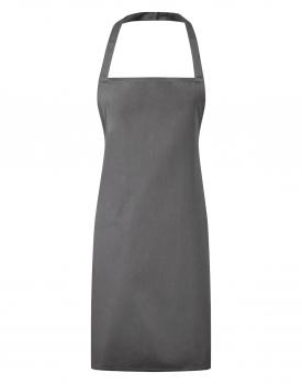 Essential Bib Apron Dunkelgrau