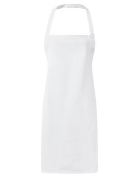 Essential Bib Apron Weiß