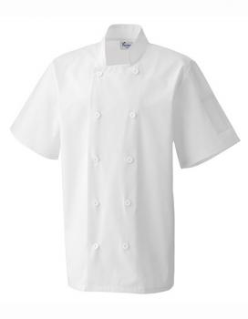 Essential Short Sleeve Chef´s Jacket White