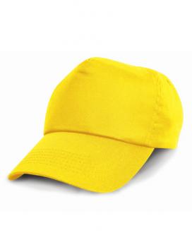 Result Headwear - Junior Cotton Cap - Yellow