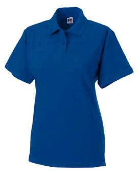 Russell Ladies Classic Cotton Polo Royal Blue