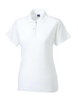 Russell Ladies Classic Cotton Polo White