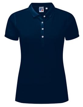 Russell Ladies Stretch Polo Navy