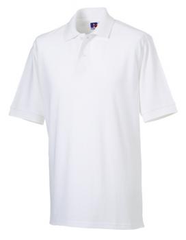 Russell Mens Classic Cotton Polo White