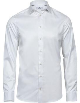 Tee Jays Hemd - Luxury Shirt Slim Fit in Weiß