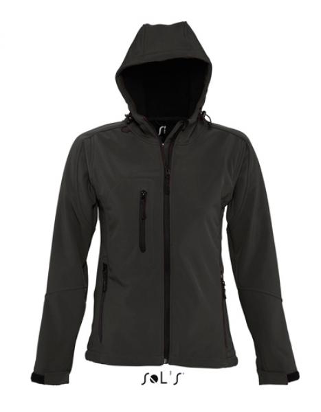 Damen-Softshelljacke mit Kapuze Replay