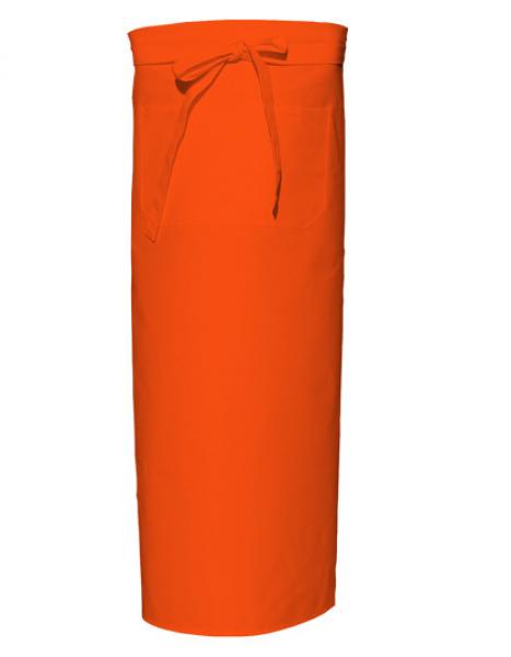 Bistro Apron with Front Pocket Orange