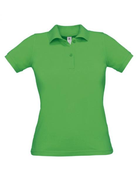 Safran Poloshirt Frauen Real Green