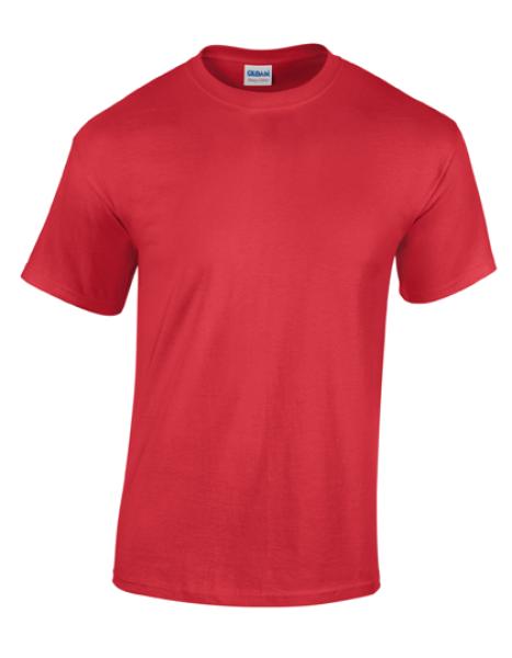 Gildan Heavy Cotton T- Shirt Red