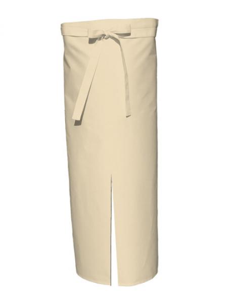 Natural Bistro Apron with Split