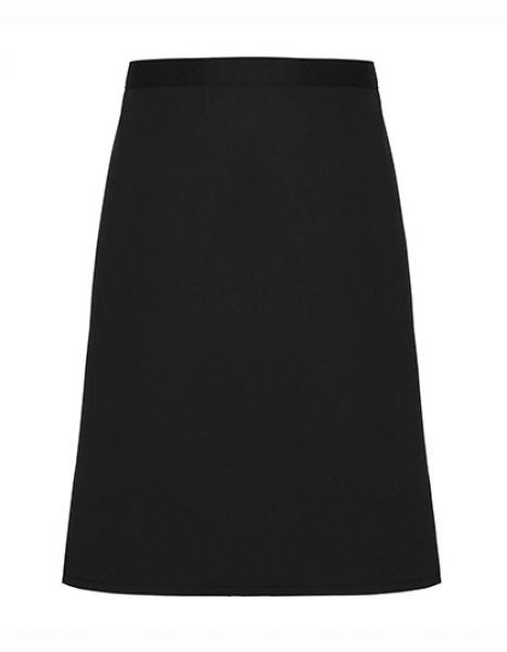 Premier Workwear Mid-Length Apron (Fairtrade Baumwolle) Black