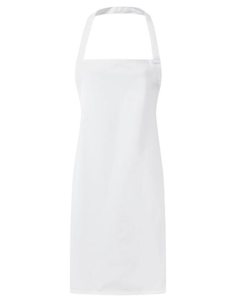 Essential Bib Apron Weiß