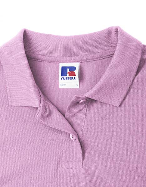 Russell Ladies Classic Cotton Polo Detail Kragen