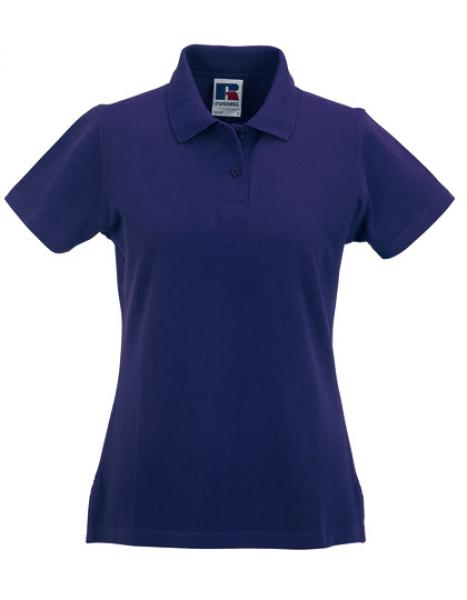 Russell Ladies Classic Cotton Polo Purple