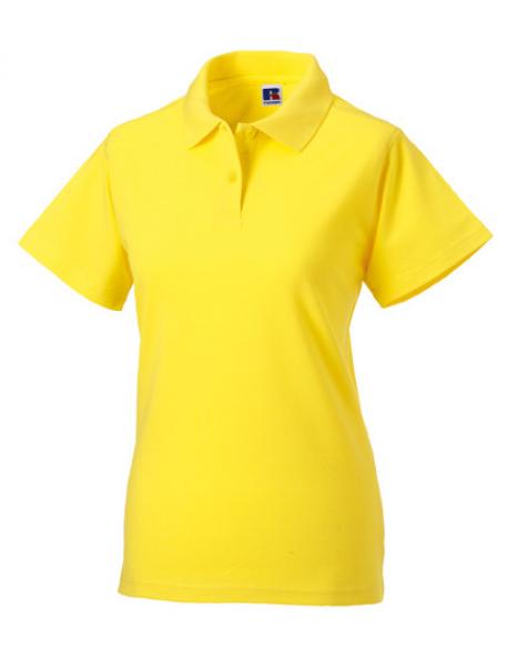 Russell Ladies Classic Cotton Polo Yellow
