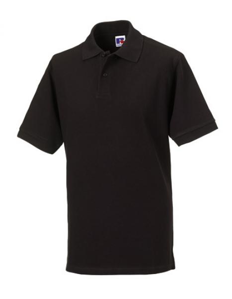 Russell Mens Classic Cotton Polo Black
