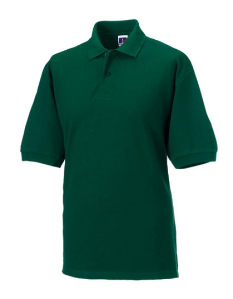 Russell Mens Classic Cotton Polo Bottle Green