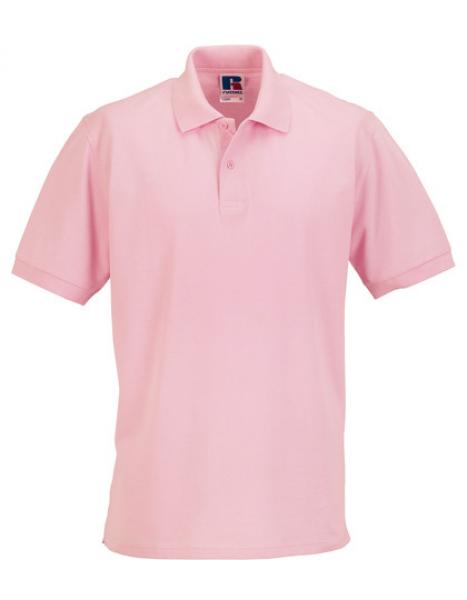 Russell Mens Classic Cotton Polo Candy Pink