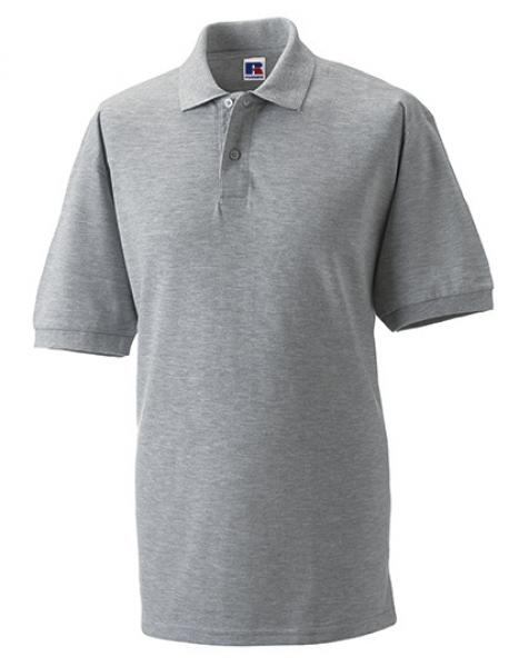 Russell Mens Classic Cotton Polo Light Oxford