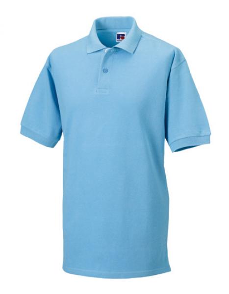 Russell Mens Classic Cotton Polo Sky Blue