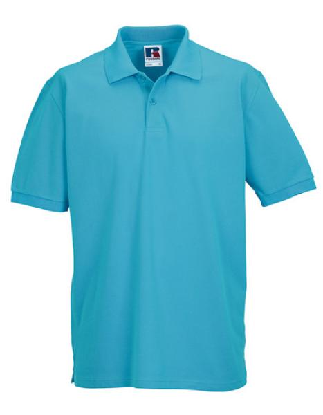 Russell Mens Classic Cotton Polo Turquoise